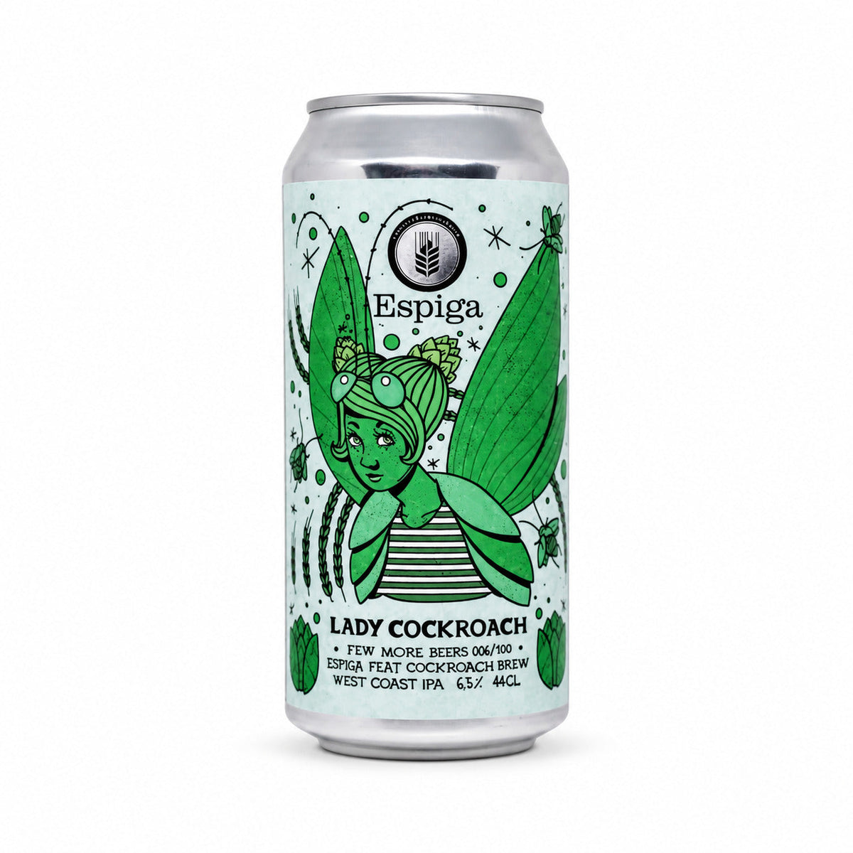 Espiga X Cockroach lady Few More Beers 006/108  American IPA
