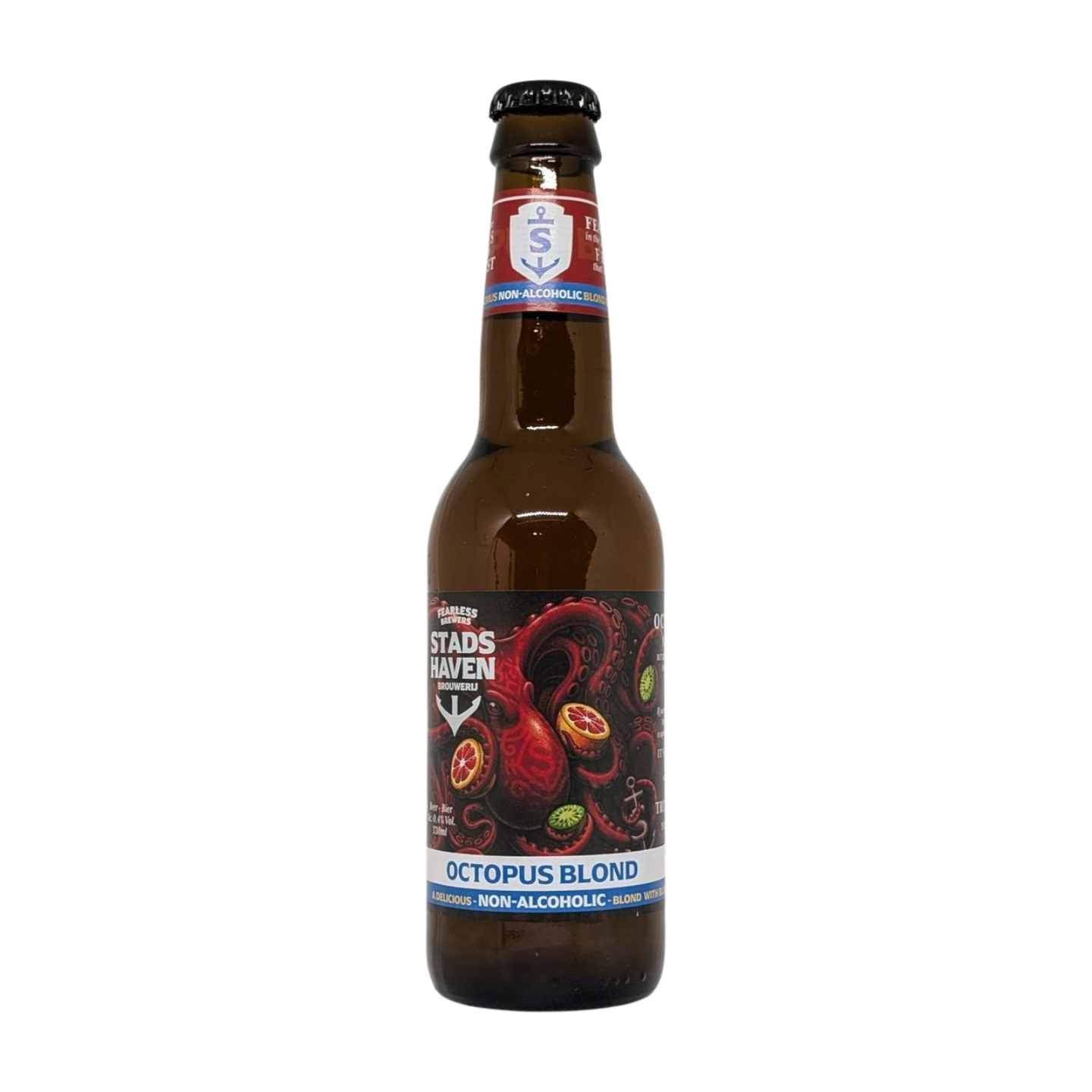 City Harbor Brewery Octopus Blond 0.4 | Non-Alcoholic Blond